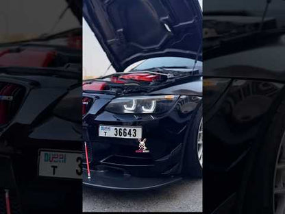 BMW E92 E93 M3 LED Headlights Black Housing | Animated Sequential HID Retrofit