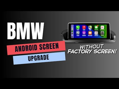 BMW 3 Series E90 E91 E92 E93 (2009–2012) Apple CarPlay & Android Auto Screen Upgrade – No Factory Display (Control Knob Included)